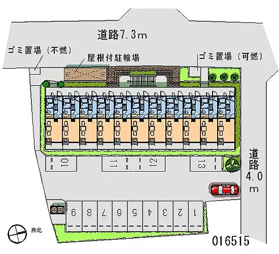 ★手数料０円★名古屋市西区児玉２丁目　月極駐車場（LP）